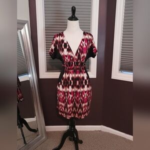 Stylish Women's Pink and Black Dress